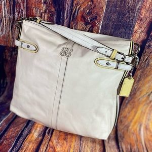Coach Colette Hobo Leather Shoulder Bag
